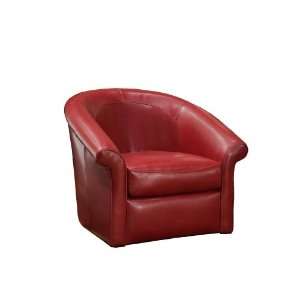  Soflex Merkel Accent Chair Red