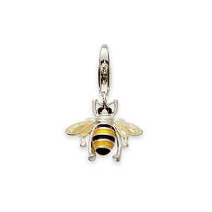  My Lucky Charms   Bumblebee Bee 3D Sterling Silver Charms 