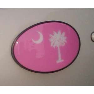  South Carolina Palmetto Pink 3 in 1 Hitch Cover 