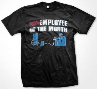 Non Employee Of The Month Slacker Unemployed Video Game Humor Funny 