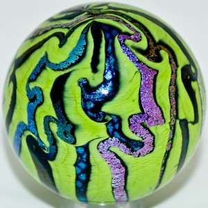 Marble SpaceSyde Lime Green w/ Colorful Dichroic  