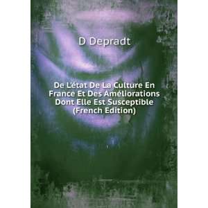   Dont Elle Est Susceptible (French Edition) D Depradt Books
