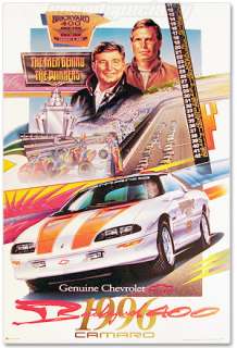 1996 Chevrolet Camaro Z28 Brickyard 400 Pace Car Poster Print   RARE 