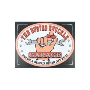  Busted Knuckle Garage Sign: Automotive