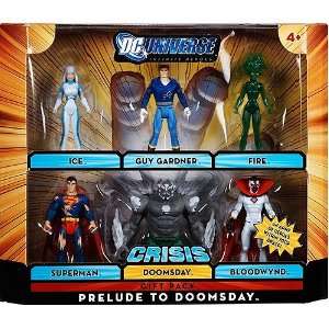  Ice, Guy Gardner, Fire, Superman, Doomsday Bloodwynd: Toys & Games