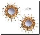 mirrors set of 2 shining golden sun ray wall mantle mi $ 34 31 20 % 