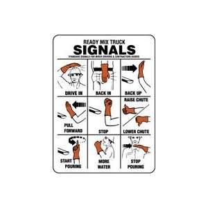  Labels READY MIX TRUCK SIGNALS (WALLET CARD): Home 