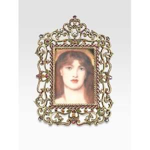  Jay Strongwater 2.5inch X 3inch Crown Frame: Home 