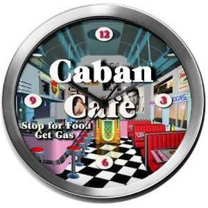  CABAN 14 Inch Cafe Metal Clock Quartz Movement Kitchen 