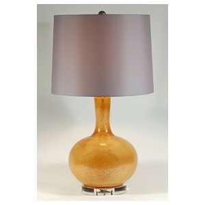  Port 68 Golden Yellow Speckled Glass Table Lamp