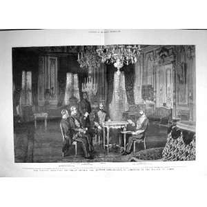  1895 Sultan Currie Munir Pasha Bey Block Palace Yildiz 