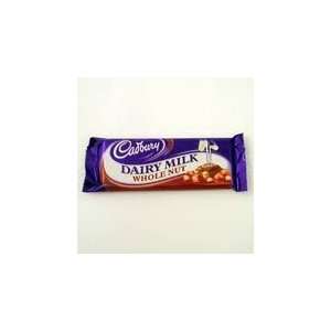 Cadbury Dairy Milk Whole Nut 49g , Qty 12 Bars:  Grocery 