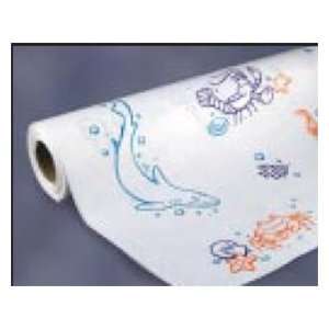  Printed Exam Table Paper, Crepe   Fishtails 18 X 125 6 