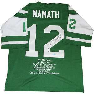 Upper Deck New York Jets Joe Namath Autographed Mitchell & Ness Jersey 