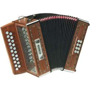   MORGANE CD Two Row Vienna Style C D# Accordion Musical Instruments