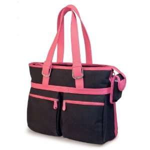  Komen Eco Friendly Laptop Bag (black / pink): Electronics