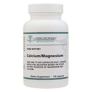  Calcium/Magnesium 200 mg 100 Capsules Health & Personal 