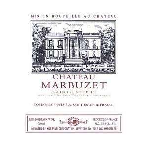  Chateau Marbuzet St. Estephe 2005 750ML: Grocery & Gourmet 