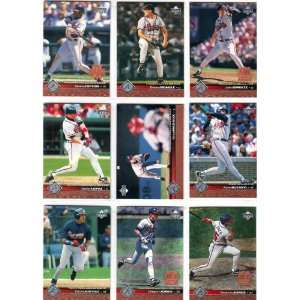  1997 Upper Deck Baseball Atlanta Braves Team Set: Sports 