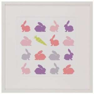  Rabbits Animal Sudoku Series Framed Art: Kitchen & Dining