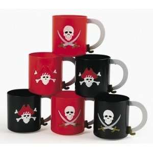  Pirate Party Mugs   12 per unit: Toys & Games