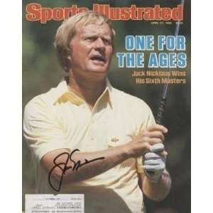 Jack Nicklaus Autographed/Hand Signed (Golf) Sports Illustrated 