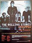 1996 original album promo ad rolling stones stripped mi expedited