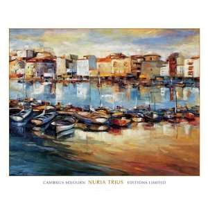  Cambrils Sojourn artist: Nuria Trius 48x40: Home & Kitchen