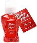 BODY HEAT warming massage lotion edible CHERRY flavored oil