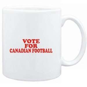   : Mug White  VOTE FOR Canadian Football  Sports: Sports & Outdoors