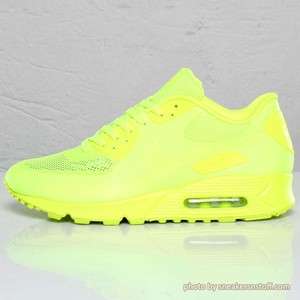 NIKE AIR MAX 90 HYPERFUSE PREMIUM VOLTAGE YELLOW NEON HYP PRM RUNNING 