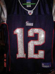 CUSTOMIZED SWAROVSKI STONED FOOTBALL JERSEY  