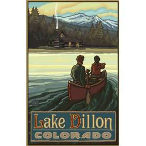 Northwest Art Mall Lake Dillon Colorado Lake Canoers Artwork by Paul A 