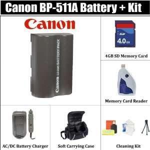 BP511A 1390mAh Lithium Ion Battery Pack for Canon EOS 50D, 40D, 30D 