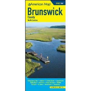   : American Map 616509 Brunswick County NC Street Map: Office Products