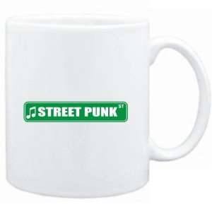 Mug White  Street Punk STREET SIGN  Music:  Sports 