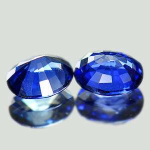 matching pair oval natural royal blue sapphire ceylon lifetime buyback