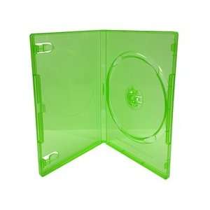    10 STANDARD Clear Green Color Single DVD Cases Electronics