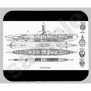  U Boat Type XXI Mouse Pad: Office Products