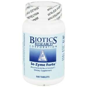  Biotics Research   Se Zyme Forte   100 Tablets: Health 