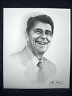 President Ronald Reagan giclee painting Gary George  