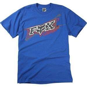  Fox Racing Dash T Shirt   Large/Royal Blue: Automotive