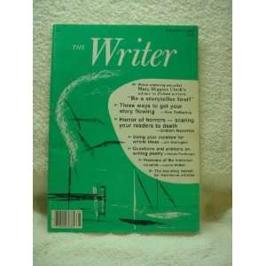    The Writer   August 1987   Be a Storyteller First: various: Books