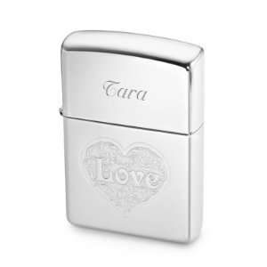  Personalized Zippo Love Heart Lighter Gift: Kitchen 