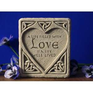  Celtic Love Stone Plaque: Home & Kitchen