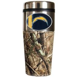 San Diego Chargers Open Field Travel Tumbler with Camo Wrap:  