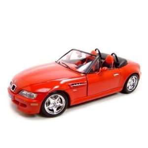  Bmw Z3 M Roadster Red 1:18 Diecast Model: Toys & Games