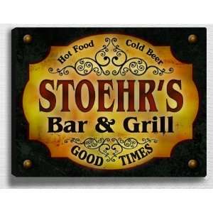  Stoehrs Bar & Grill 14 x 11 Collectible Stretched 