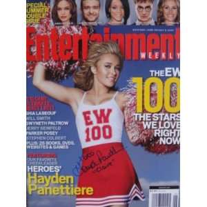  Hayden Panettiere Signed NL Entertainment Magazine COA 