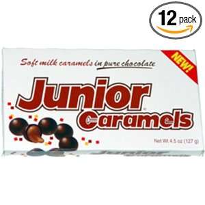 Tootsie Junior Caramels, 3.6 Ounces (Pack Of 12):  Grocery 